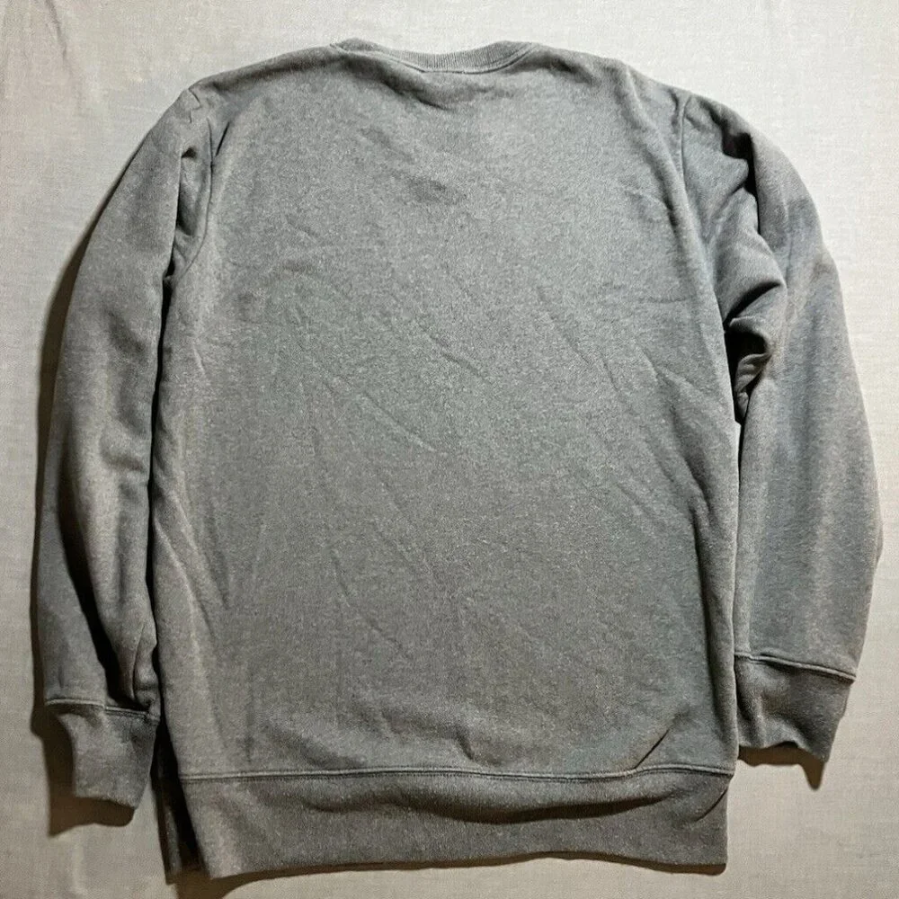 The North Face Sweatshirt Men's Small Gray Vintage Since 1968‎ Logo Pullover